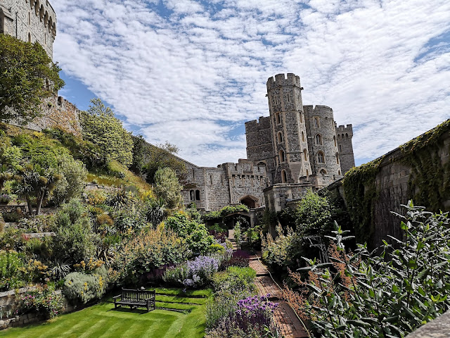 Windsor Castle garden view