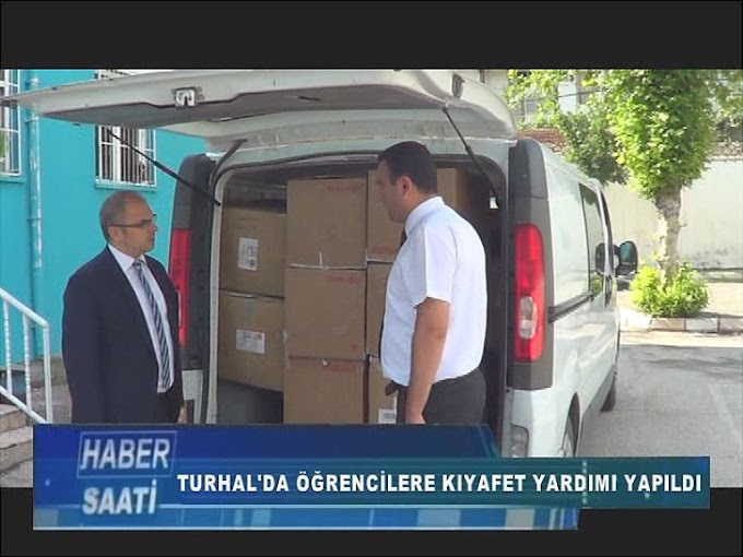 TURHAL'DA İHTİYAÇ SAHİBİ ÖĞRENCİLERE KIYAFET YARDIMI YAPILDI