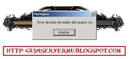 Error de inicio de sesión