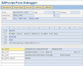 How to Activate Debugger to Debug Sapscript in Different Ways
