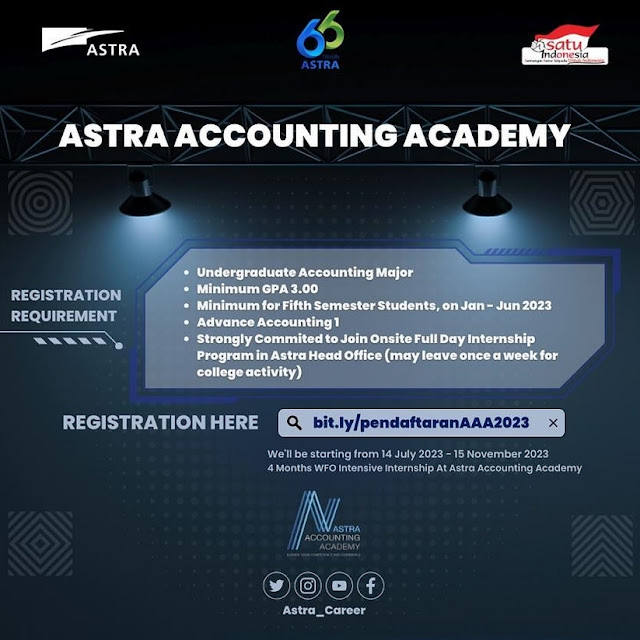 Astra Accounting Academy 2023 in now open