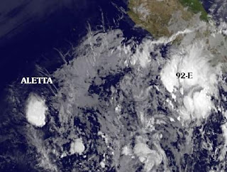 ALETTA ist kein Sturm mehr - 92E jetzt vor Acapulco, Mexiko, Aletta, Bud, Mai, 2012, aktuell, Mexiko, Oaxaca, Acapulco, Guerrero, Hurrikansaison 2012, Nordost-Pazifik, Pazifik, Pazifische Hurrikansaison, Vorhersage Forecast Prognose, 