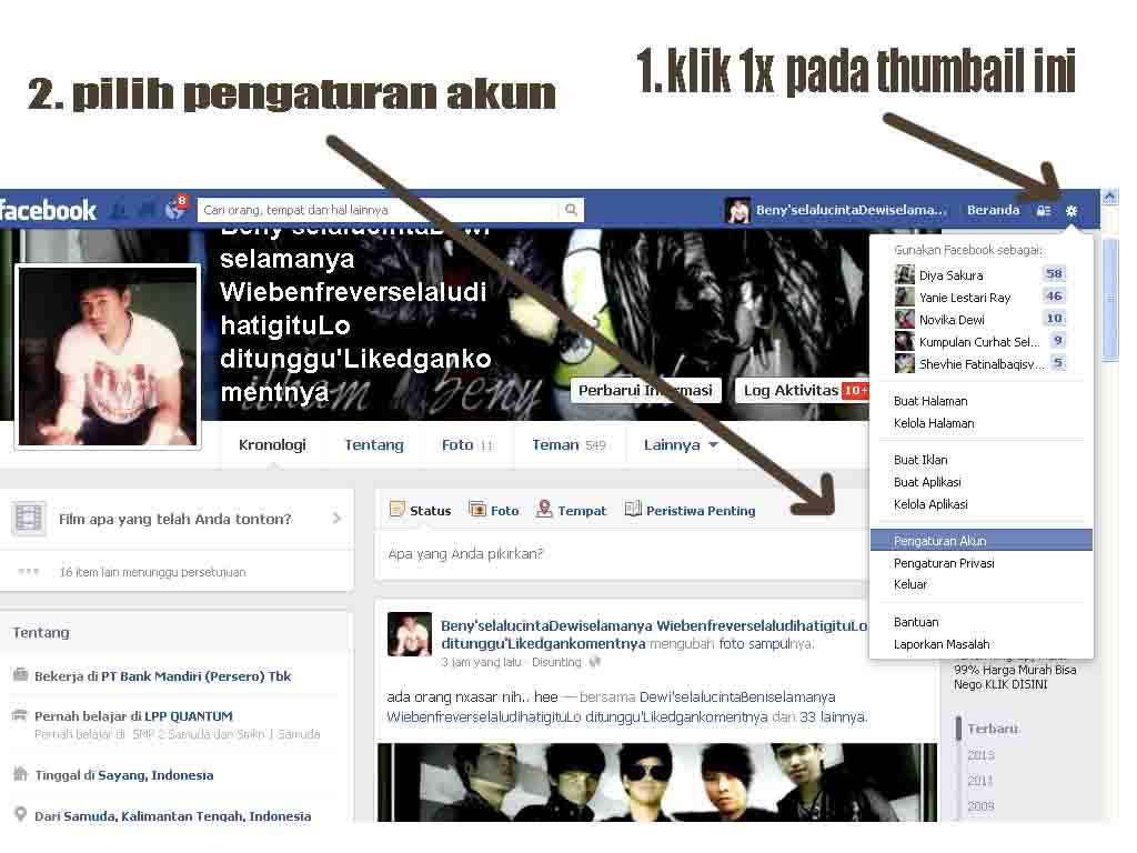 Cara Mengganti Nama Facebook Dengan Font Atau Teks Keren Tips Trik