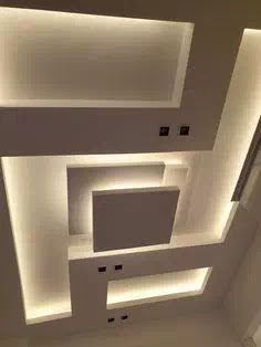 ديكورات سقف معلق سقف وحوائط جبس بورد ceiling