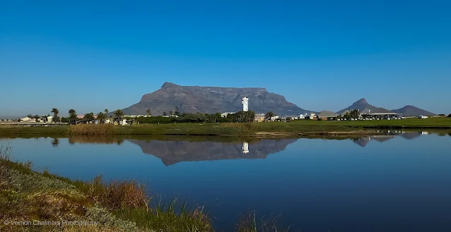 Table Mountain with Samsung Galaxy Smartphone - Copyright Vernon Chalmers