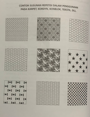 Contoh Repetisi pada desain karpet