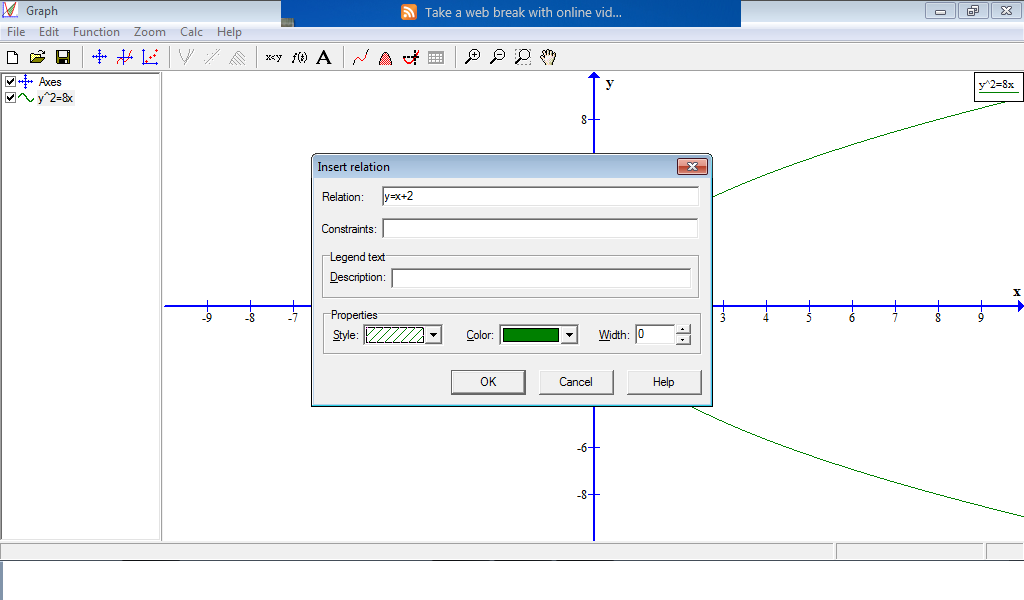 Jurnal Matematika: Melukis Grafik dengan Software Graph 4.3