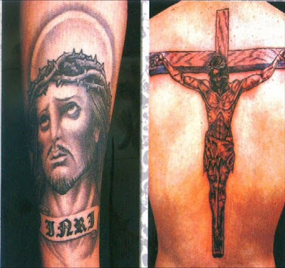 This jesus tattoo designs is often sported by devout Christians who believe