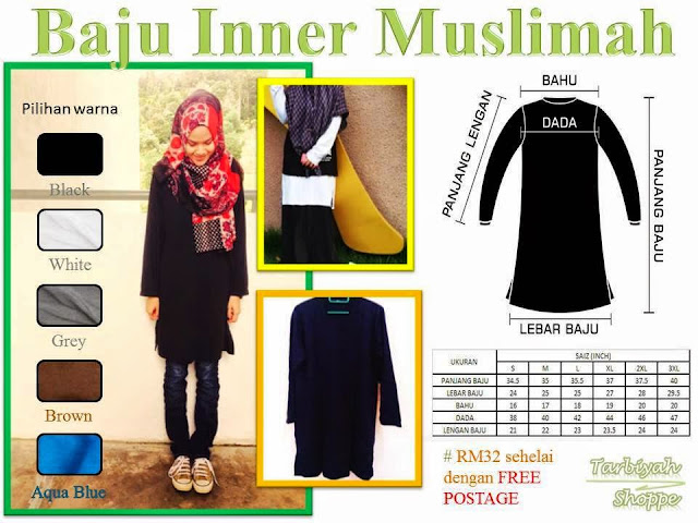 Baju Inner Muslimah Murah Untuk Diborong