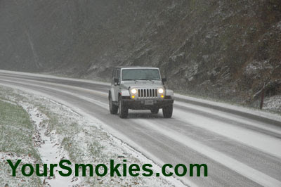 Newfound Gap road closed due to snow and ice