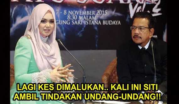 Selepas Disindir Jamal Yunos, Lagi Isu Landa Siti Nurhaliza!! Kali Ini Lebih DAHSYAT!!! Hingga Siti Nekad Ambil Tindakan Undang-Undang!!!