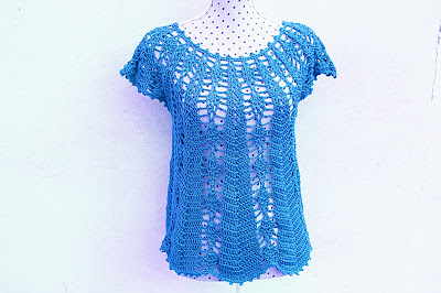 Blusa con piñas Majovel crochet 7