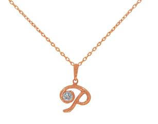 Rose Gold Love Initials from C KRISHNIAH CHETTY JEWELLERS ON MARGOSA ROAD