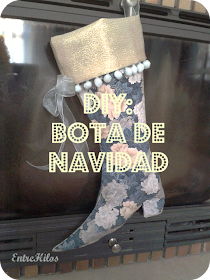 tutorial diy bota de navidad