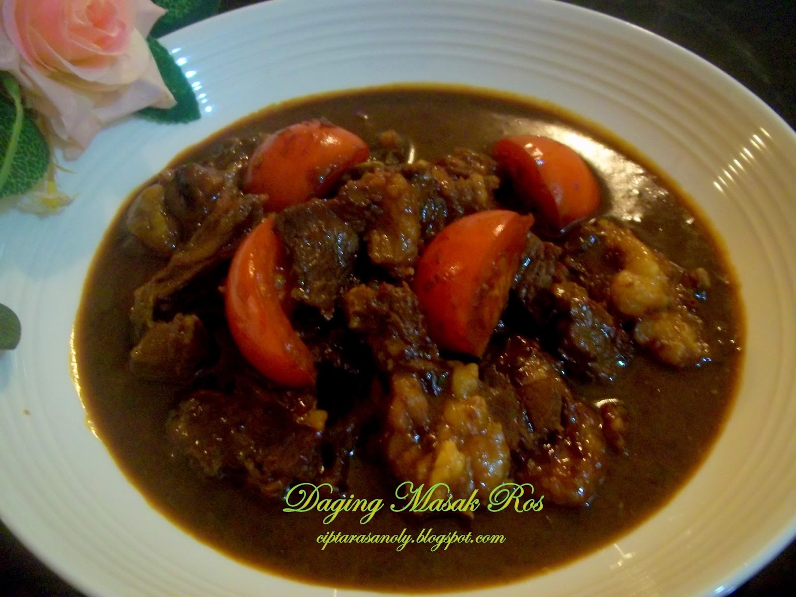 CiptaRasa Noly: DAGING MASAK ROS