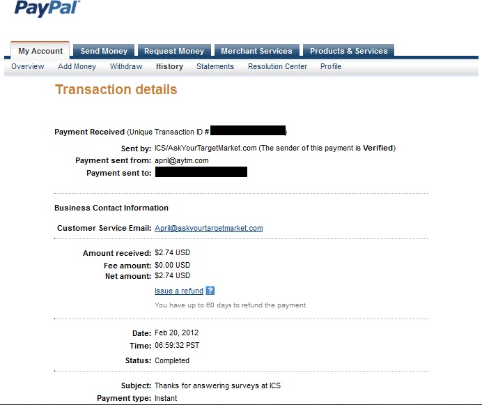 Payment Proof: (click the image to enlarge)