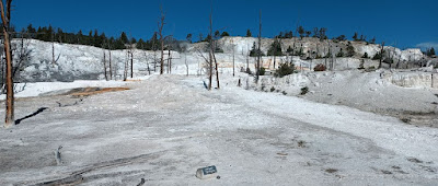 Mammoth Hot Springs, Lower Terraces.