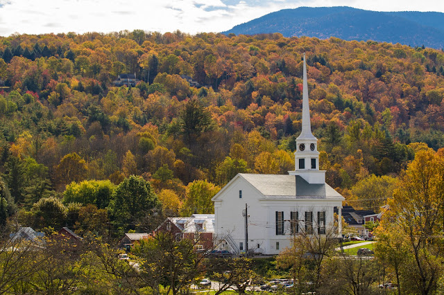 Chiesa di Stowe e foliage