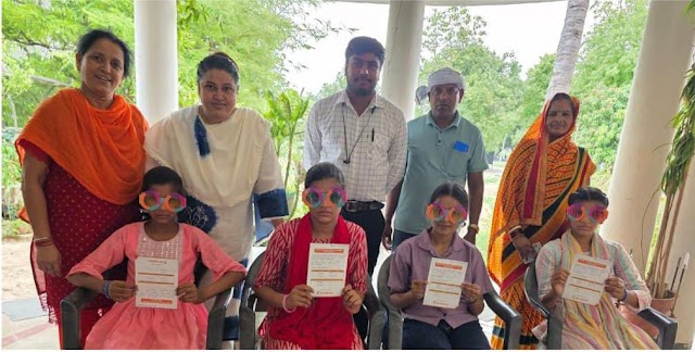 सरोजनी सिंह की पुण्य तिथि पर किशोरियों को लगा निः शुल्क सर्वाइकल कैंसर से बचाव की वैक्सीन