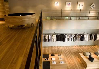 Wooden-fashion-store-interior