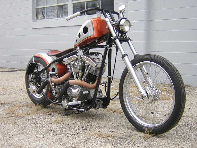 Harley Davidson Shovelhead By Court House Custom Hell Kustom