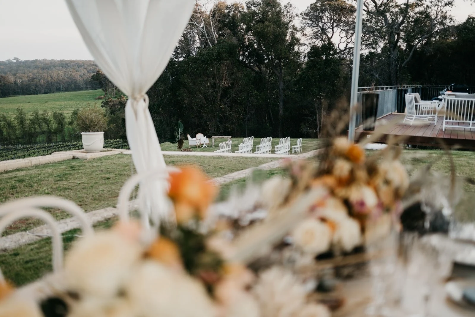 STYLED WEDDING SHOOT MARGARET RIVER VENUE STYLING AUSTRALIAN DESIGNER