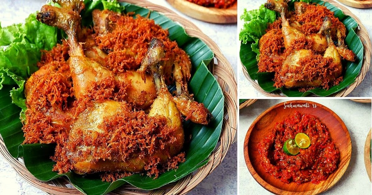 AYAM GORENG SERUNDENG. Pake Nasi Anget Aja Udah Enaaak 