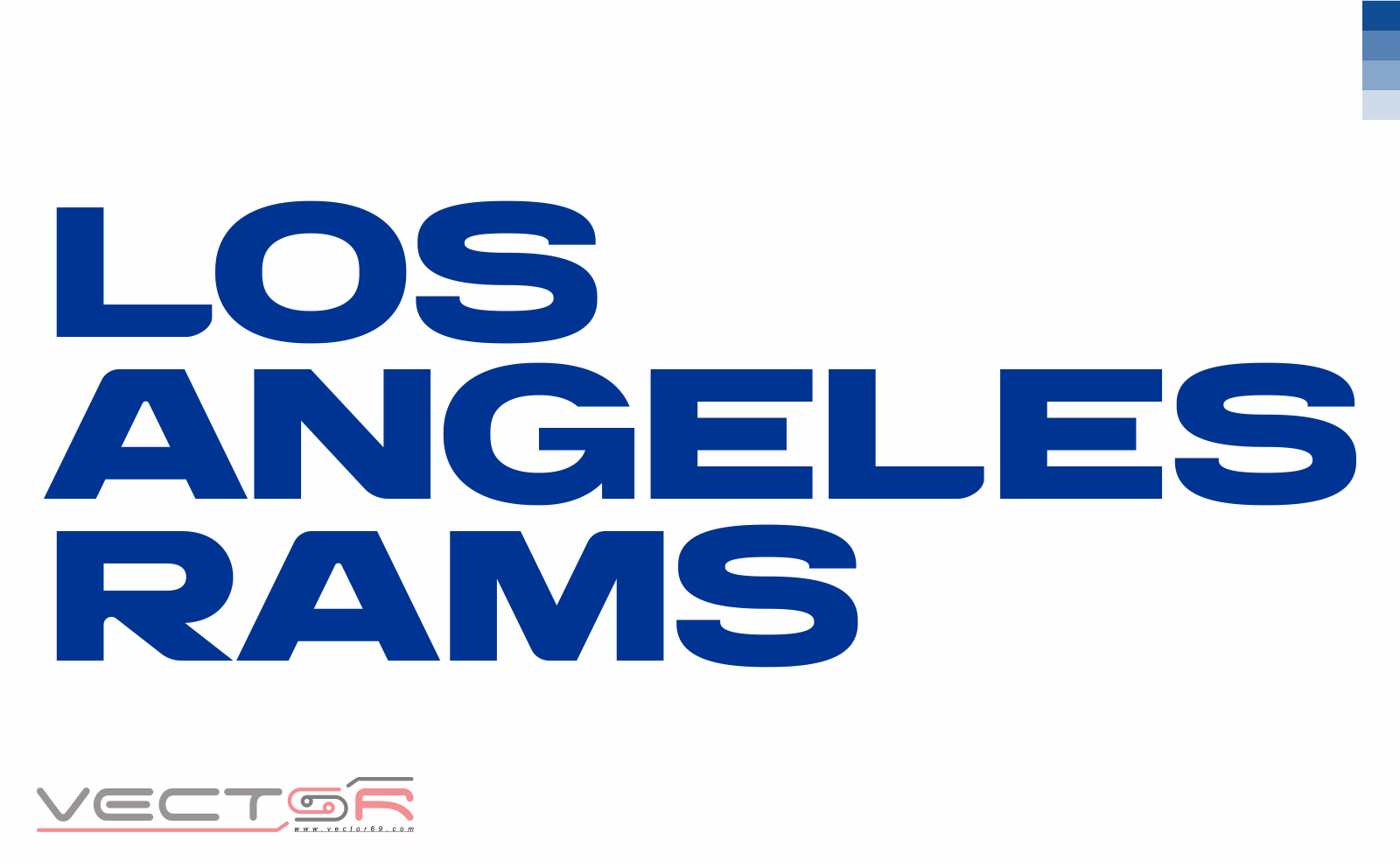 Los Angeles Rams (2020) Wordmark - Download Vector File Encapsulated PostScript (.EPS)
