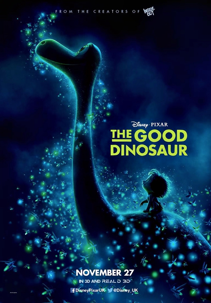 Póster: El viaje de Arlo (The Good Dinosaur, Peter Sohn, EE.UU, 2015).