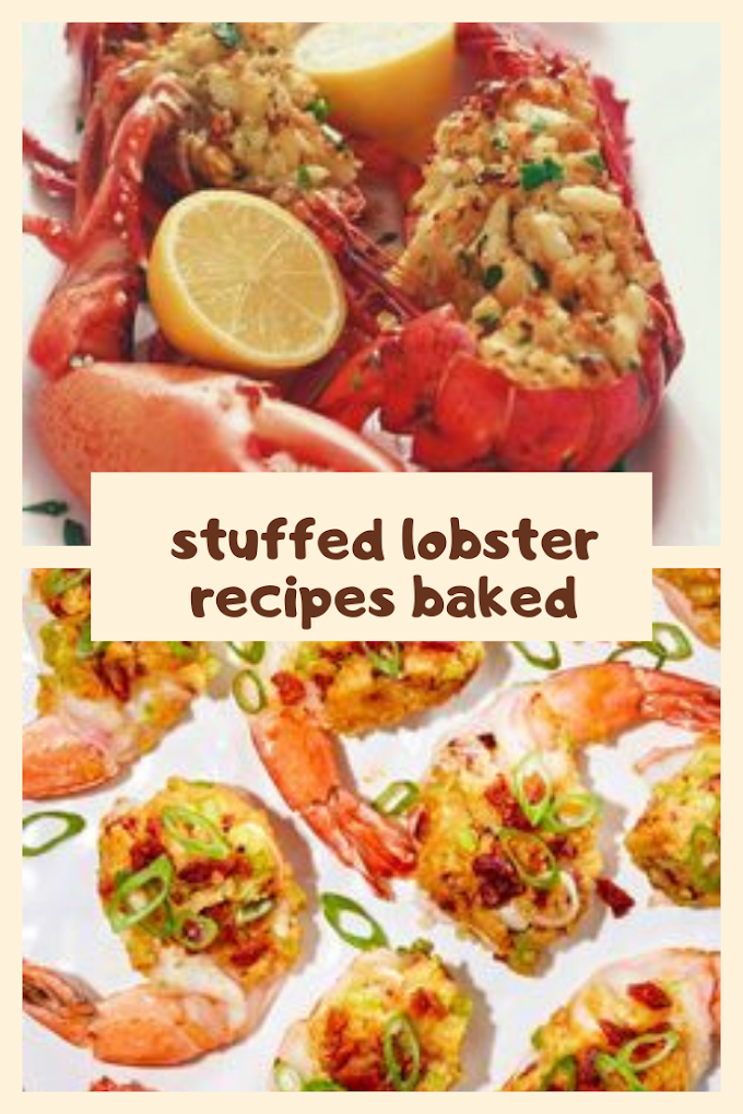 stuffed lobster recipes baked