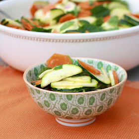 Shaved Carrot Zucchini Salad | The Sweets Life