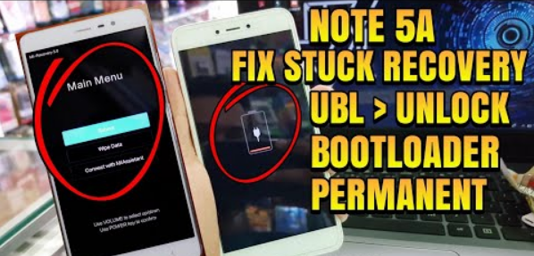 Stuck Bootloop Mi Recovery Xiaomi Redmi Note 5A Ugglite (UBL Unlock Bootloader)