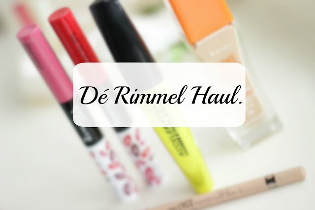 rimmel make-up haul