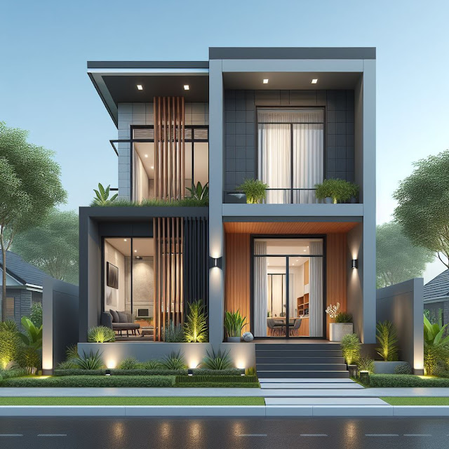 desain depan rumah sederhana