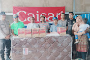 Pabrik Caisar Spring Bed Batam Bantu Korban Kebakaran, Beri Spring Bed dan Sembako