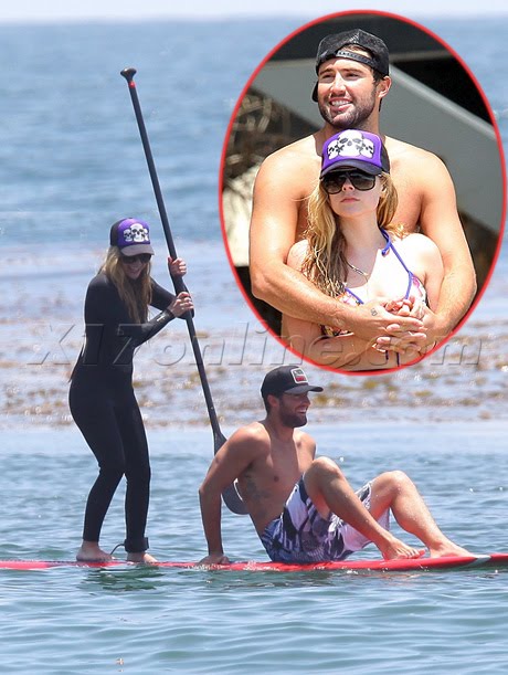 Brody Jenner and Avril Lavigne Surfs Up