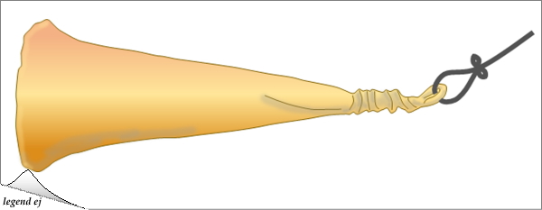 プラタノス遺跡・銅製ブレード（ナイフ） Copper Blade-Knife, Platanos／©legend ej