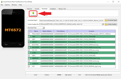 Cara Flash Huawei Y5 2017 Mya-L22 Via Sp Flash Tool