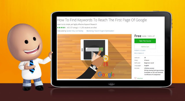 [100% Off] How To Find Keywords To Reach The First Page Of Google| Worth 200$