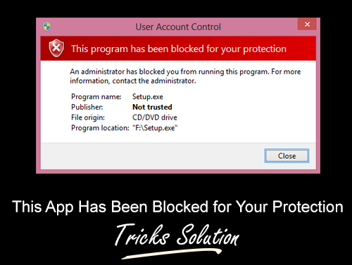 [Solved] This App Has Been Blocked