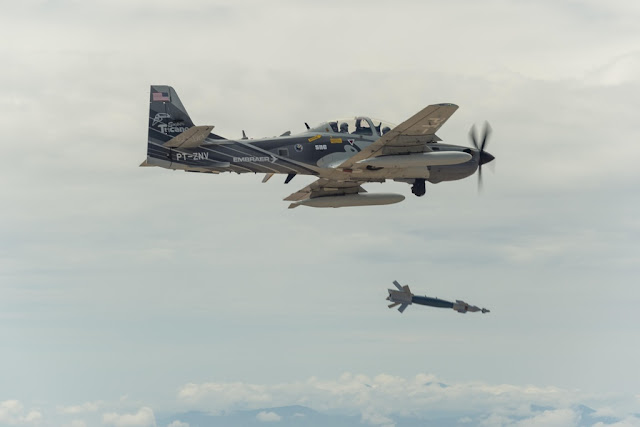 USAF TESTS CANDIDATE AIRCRAFT FOR LIGHT ATTACK EXPERIMENT OA-X