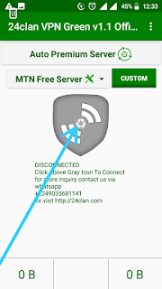 Latest browsing cheat for etisat with 24 clan VPN apk Image