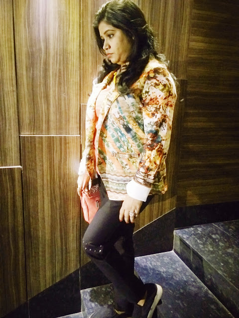 Abstract print Shacket: OOTD