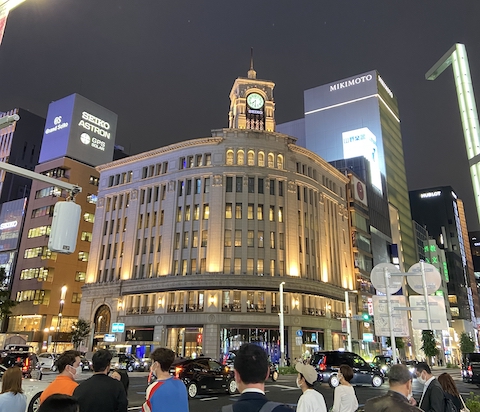 夜の銀座