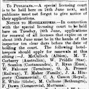 Cootamundra Herald 31 May 1902