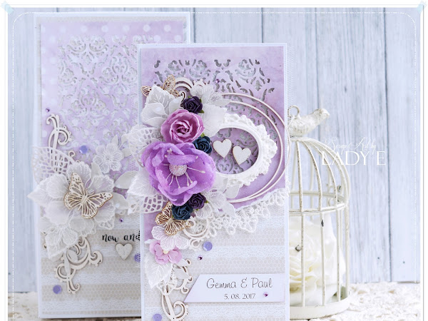 Wedding Set in Purple & Ivory