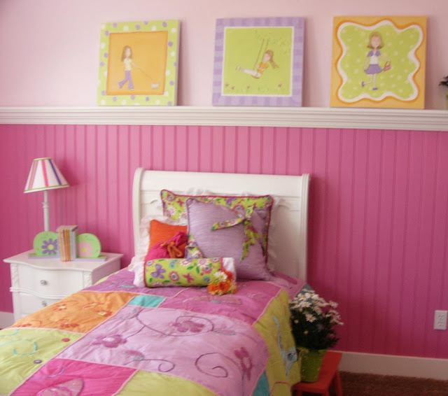 Girls Bedroom Wall Ideas