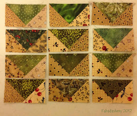Bonnie Hunter's Mystery QUilt  Easy Street Part 2 Flying Geese Units