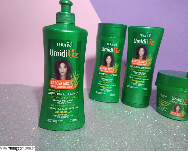 #Testei: Linha Umidiliz Babosa Mix (Nova Muriel Cosméticos)