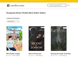 GoodDreamer platform baca novel thriller online